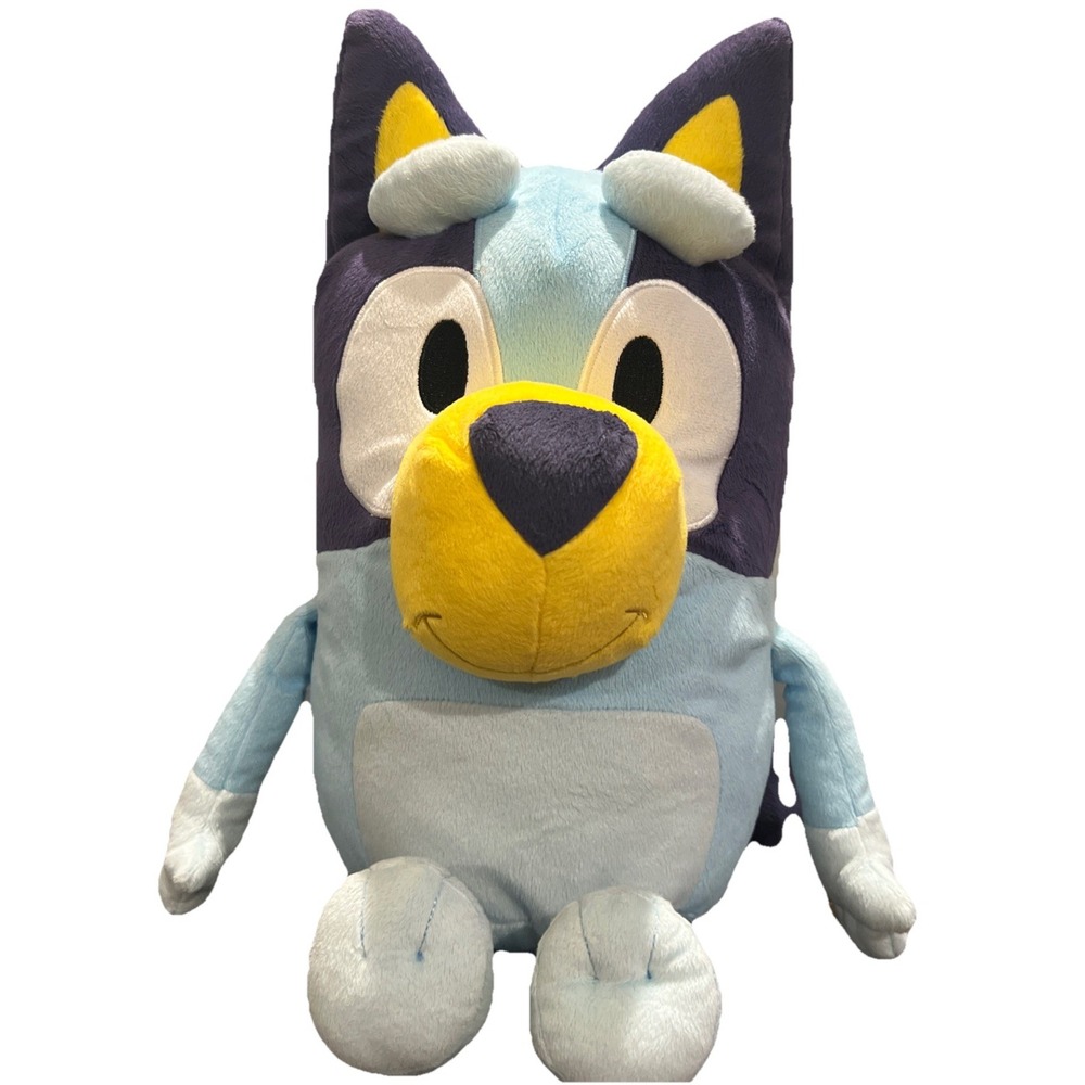 Bluey Dog Stuffed Animal Plush 18" Large‎ Kids Moose Toys Blue